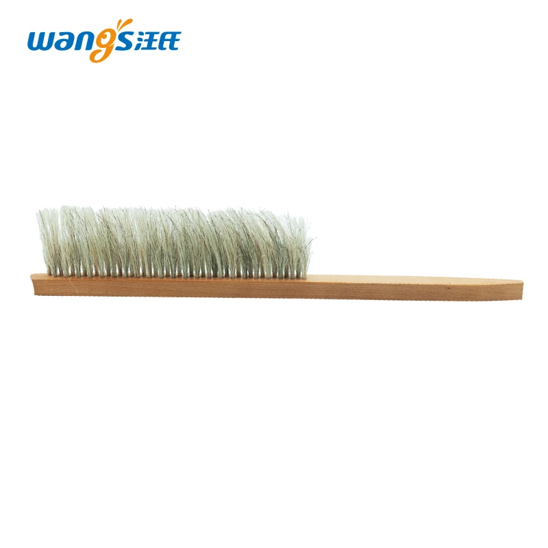 

Beekeeping Tools Wood Hand Honey Brush Wasp Bee Sweep Two Rows Of Horse Tail Hair Bee Brush Beekeeping Equipment
