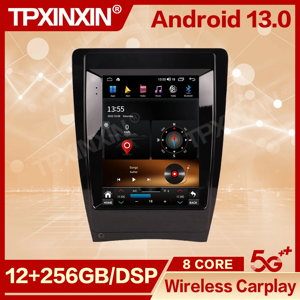 12+256GB Carplay Radio Coche With Android AUTO For Audi A3 2008 2009 2010 2011 2012 GPS Navigation Automotive Multimedia Player