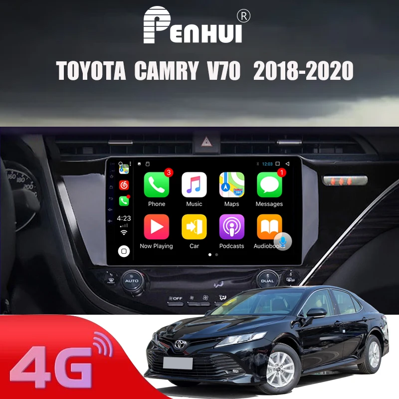 

Android Car DVD For Toyota Camry V70 (2018-2020) Car Radio Multimedia Video Player Navigation GPS Android 10.0 Double DIn