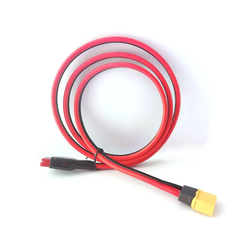Фото Кабель-переходник 12AWG XT60 «папа» на штекер Anderson на 45 А / XT60H-M на Anderson Кабель-адаптер солнечного шнура питания 1 м Кабель питания из луженой меди №2