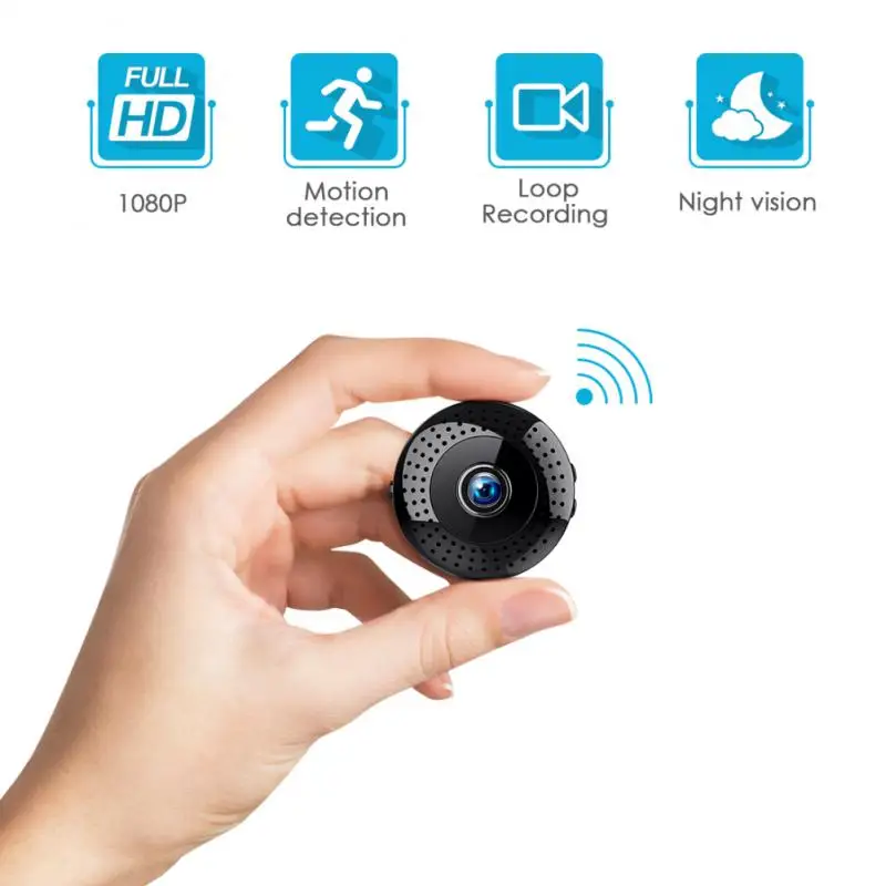 

L27 WiFi Wireless Mini IP Camera 4k Battery Operated Nanny Cam Home Security Indoor Cameras With Motion Detection Night Vision