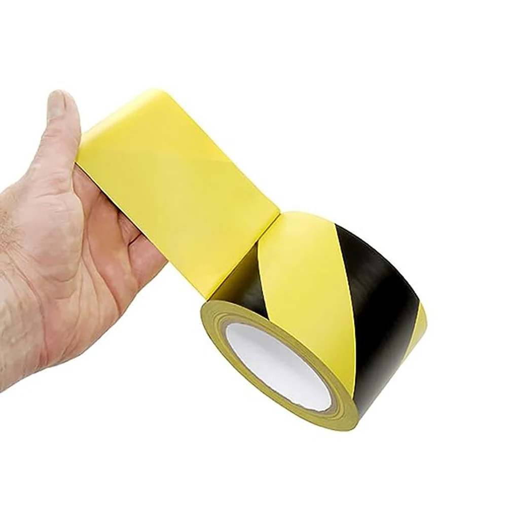 

Черно-желтая предупреждающая лента, водонепроницаемая аварийная лента, самоклеящаяся лента для пола, стен, труб, маркировка оборудования
