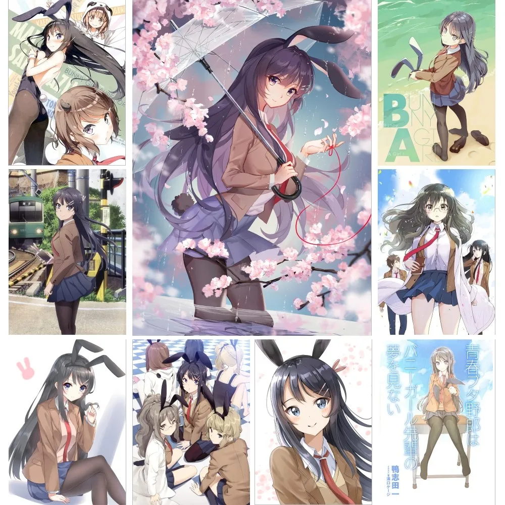 

Постер Seishun Buta Yarou с аниме, настенный Декор для дома, комнатное украшение, цифровая живопись, для гостиной, ресторана