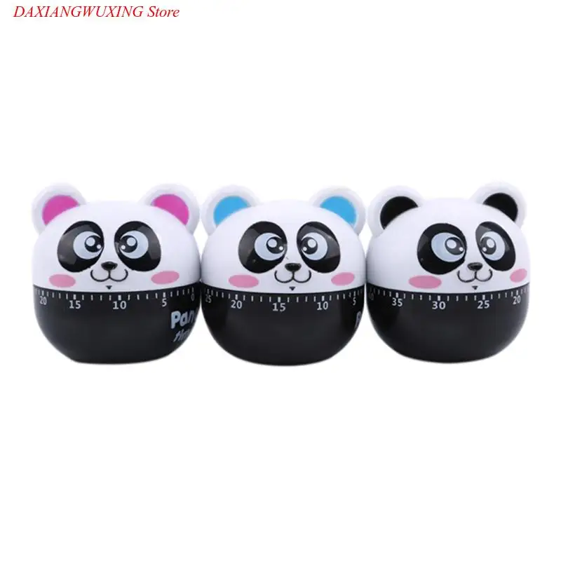 

Panda Perfect Color Changing Timer Yummy Soft Hard Boiled Eggs Cooking Kitchen Eco-Friendly Resin Panda Shape Timer Pink Timer