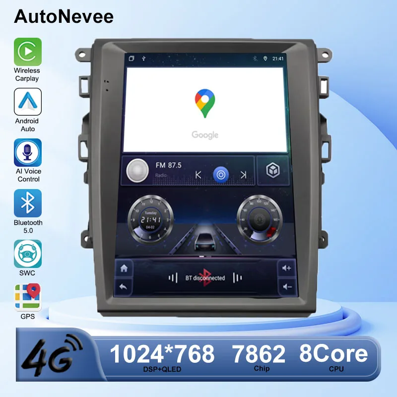 9 7-дюймовый автомобильный Android для Mondeo Fusion Mk 5 2013-2018 авторадио