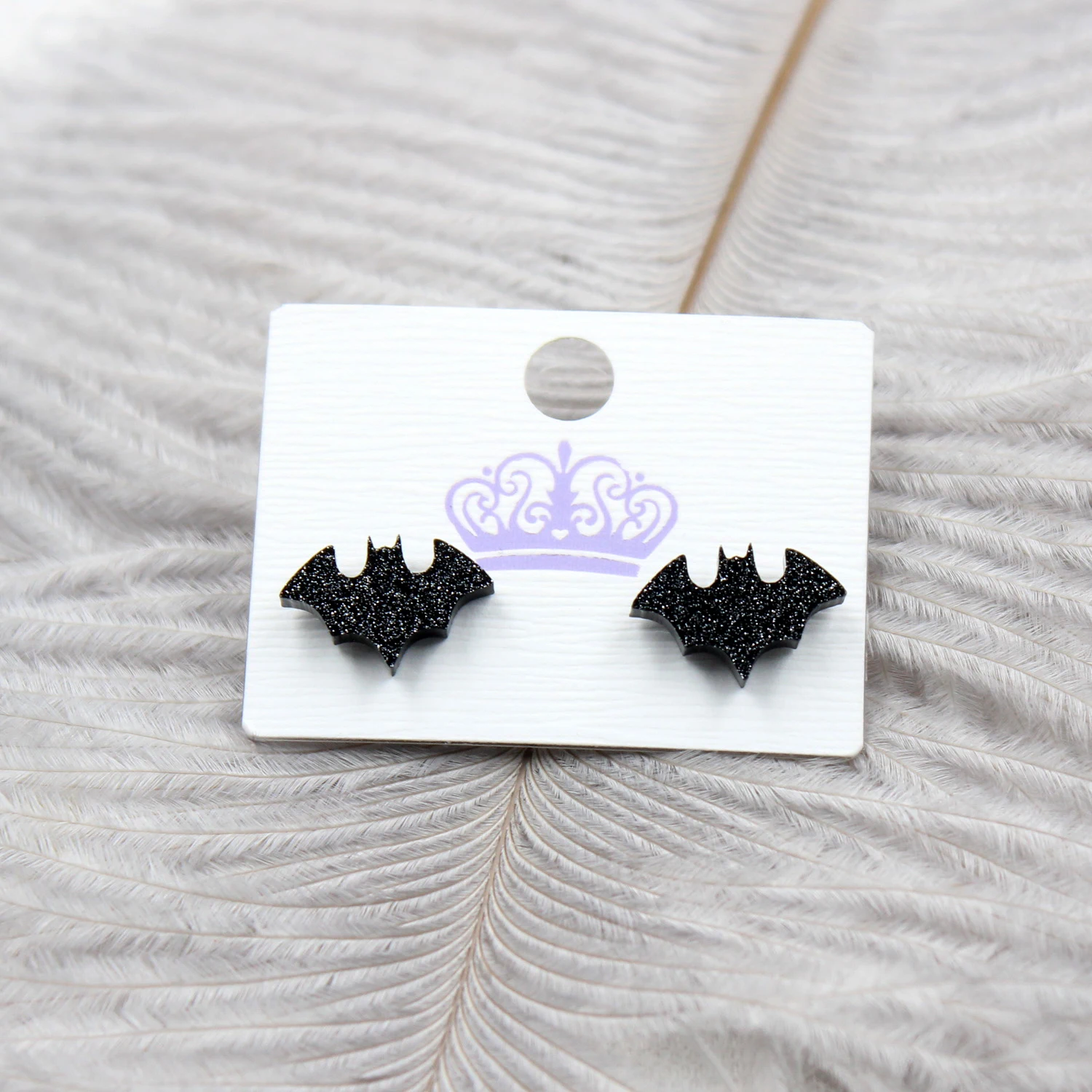 12/14 мм блеск акриловые серьги-гвоздики в форме черепа паук тыквы призрачная