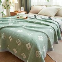 air conditioning is cool in summer quilt towel nap in summer sleep blanket sofa blanket available in four seasons