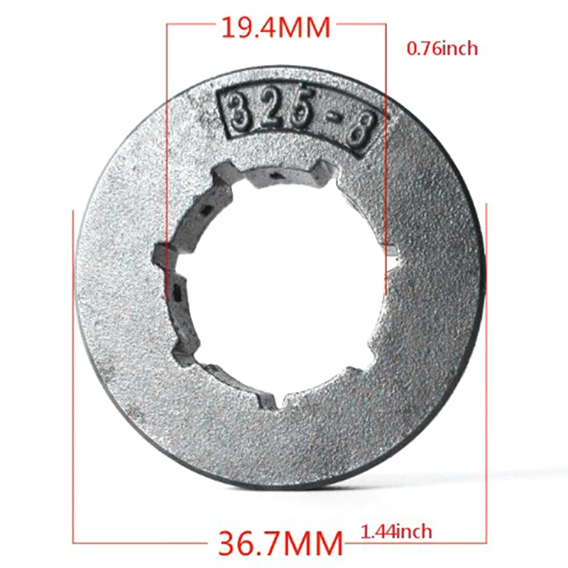 Сменная Звездочка обода 404-7/325-8 для бензопилы 45cc 52cc 58cc сменная