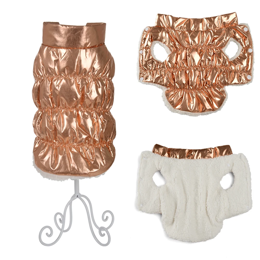 

Осенне-зимняя одежда для маленьких собак, флисовый утепленный жилет для домашних питомцев, водонепроницаемый жилет, куртка, пальто, костюм ...