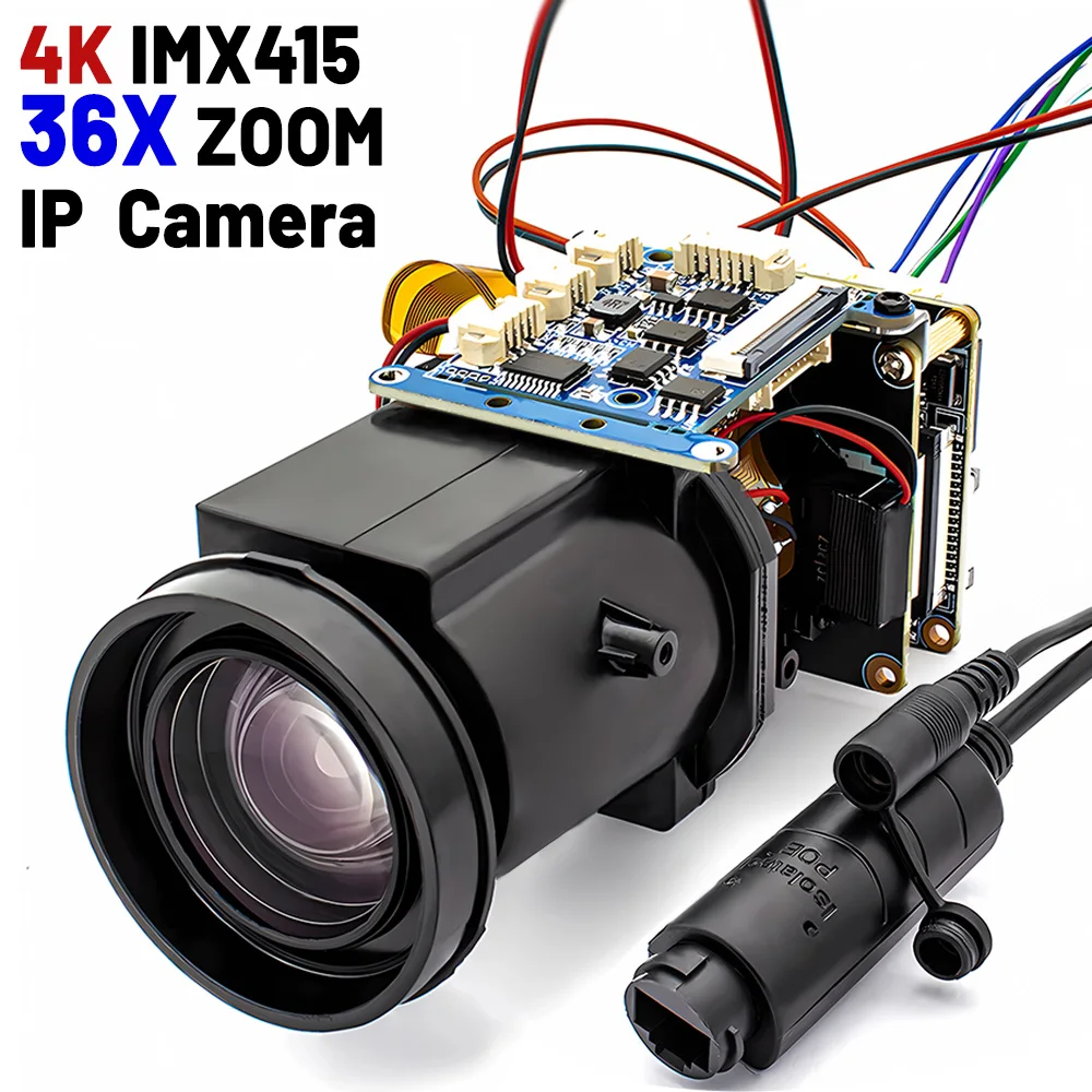 

IP-камера Sony IMX415 CMOS 8Мп 4K с 36x оптическим зумом