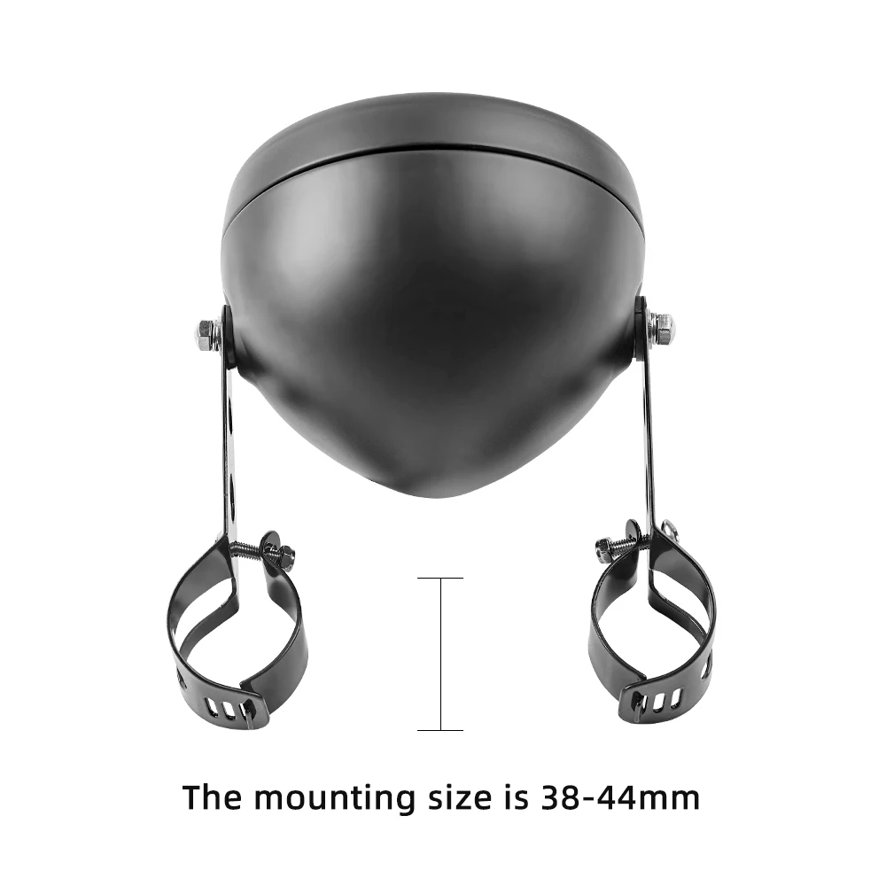 Круглая светодиодная фара 5,75 дюйма с белыми DRL — Plug & Play для Harley 883, Honda CB, Suzuki GSX, Kawasaki Vulcan S (art.: 3920cecb5487e) - 3920cecb5487e
