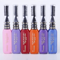 13 colors one off hair color dye temporary non toxic diy hair color mascara washable one time hair dye crayons