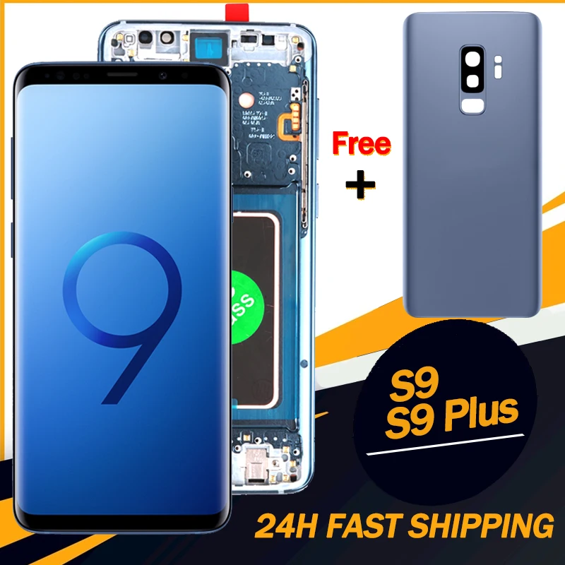 100% Оригинальный дисплей для Samsung Galaxy S9 LCD G960 G960F Plus Lcd G965 G9650 сенсорный экран