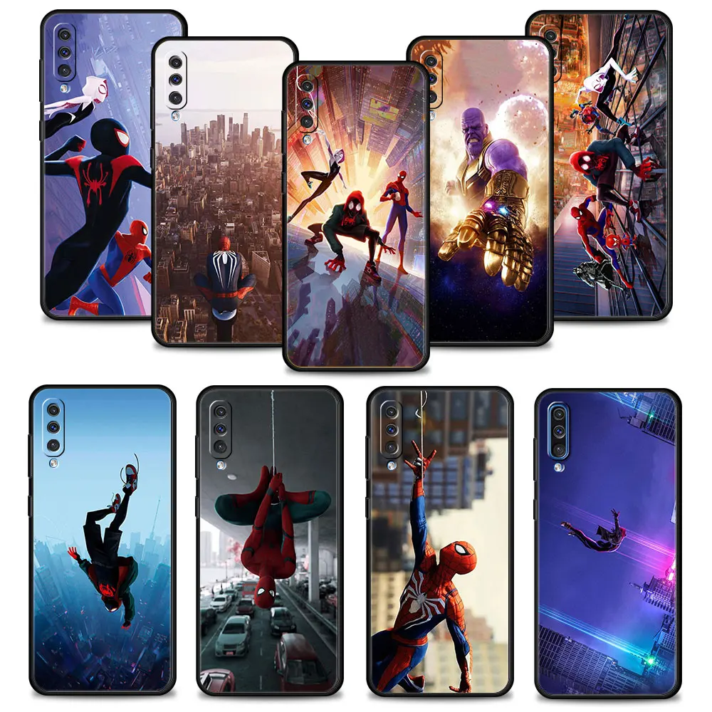

For Samsung Galaxy A10 A30 A70 A50 Note 20 Ultra 10 A40 A10s A20s A20e M31 M30s Coque Armor Cases Marvel Comics Spider-Man