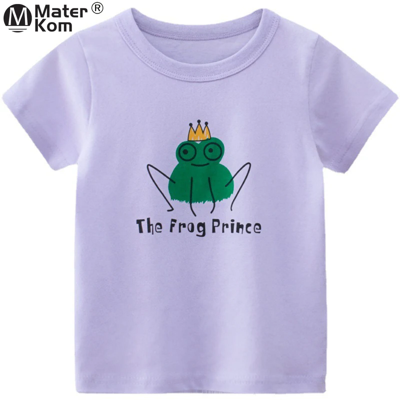 

Summer Letter Printing T Shirts Kids Clothes Casual Short Sleeve Tops Girls Cotton Tee Shirt Clothing for Children 2-7 years
