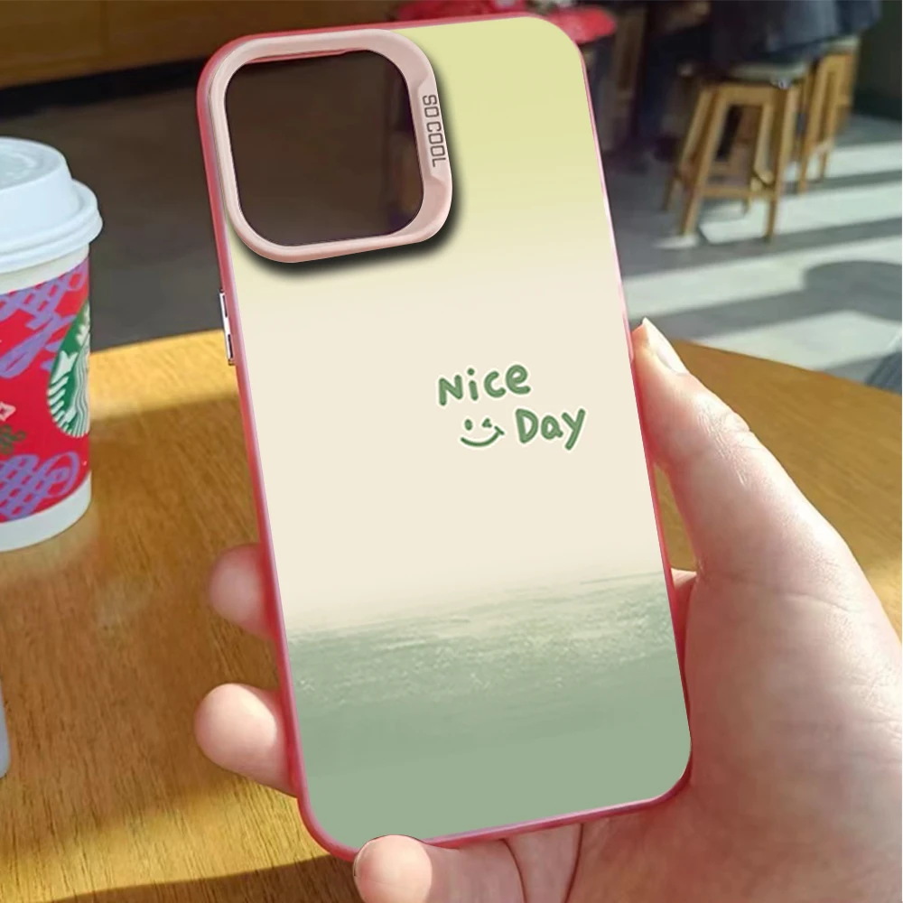 Новый IMD чехол для телефона Samsung A55 35 71 53 54 S24 23 Plus ультра милый день счастливое