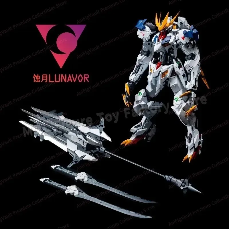 Фото LUNAVOR 1/100 XY-01 Barbatos Wolf King, сборная модель из сплава GK, аниме-фигурка для мальчиков, подарок, оригинальная упаковка №3