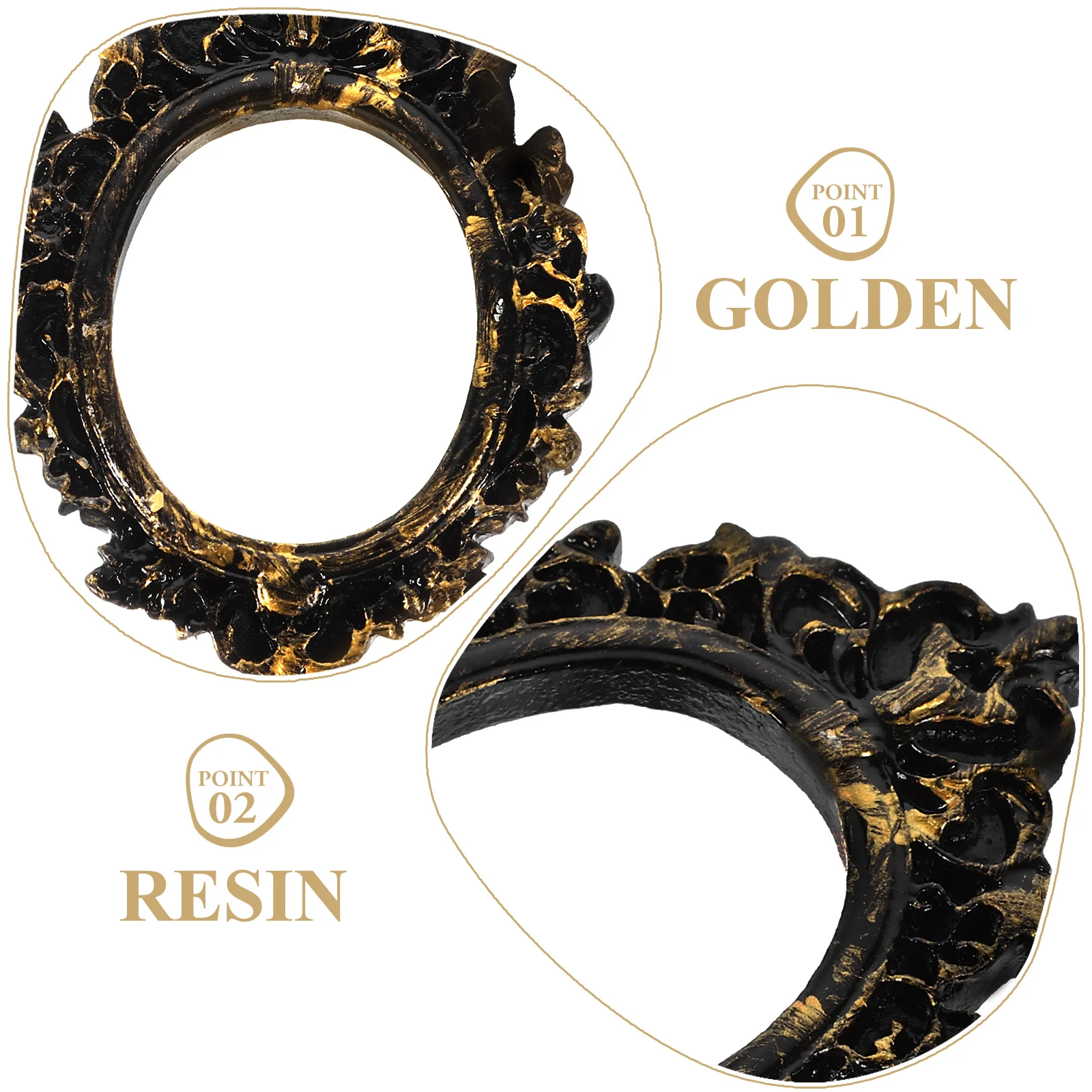 4-шт фоторамка ретро орнамент рамки для фотографий мини-реквизит крошечные