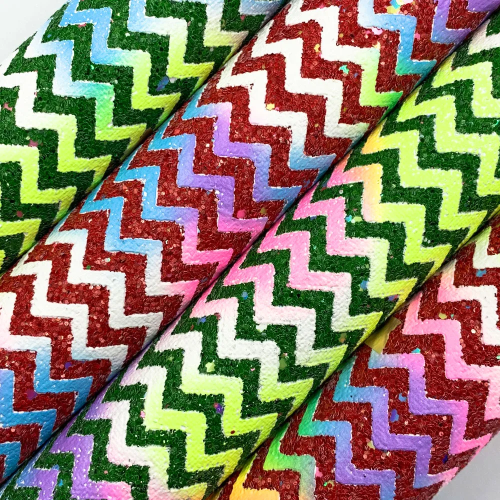 Кожаная Круглая Блестящая Искусственная Ткань С Градиентом Для Шитья Сверкающие