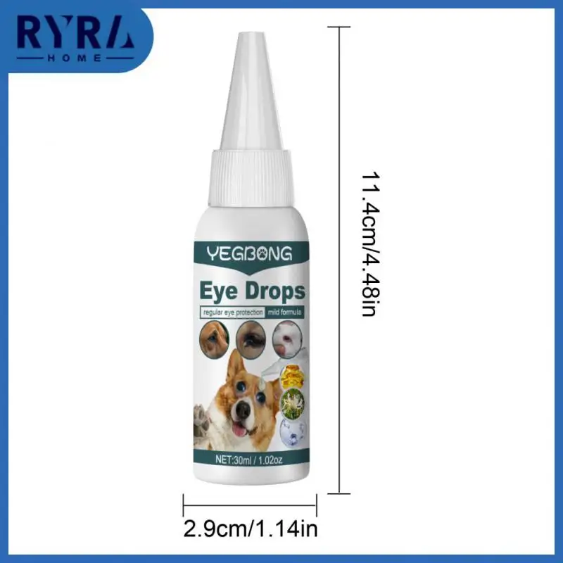 

30ml Pet Eye Cleaner Stains Wash Removers Mild Ingredients Eye Drops Cleaner For Dogs Soothing Moisturizing Useful For Pet