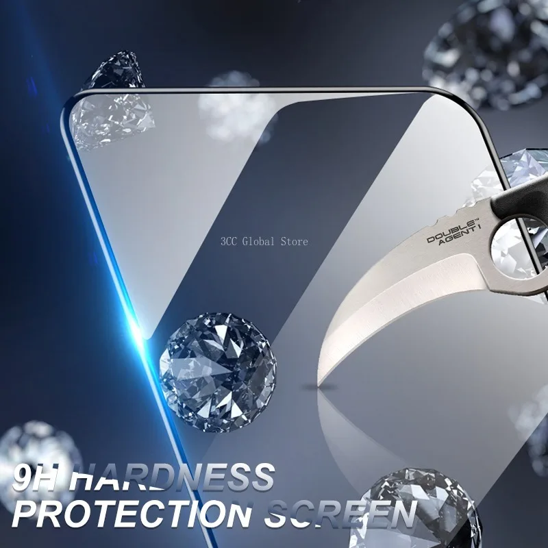 Закаленное стекло 9D для Xiaomi Poco X5 X4 X3 NFC F3 F4 GT F5 3 шт. Защита экрана M3 M4 M5 Pro C3 C40 C50 C51 C55
