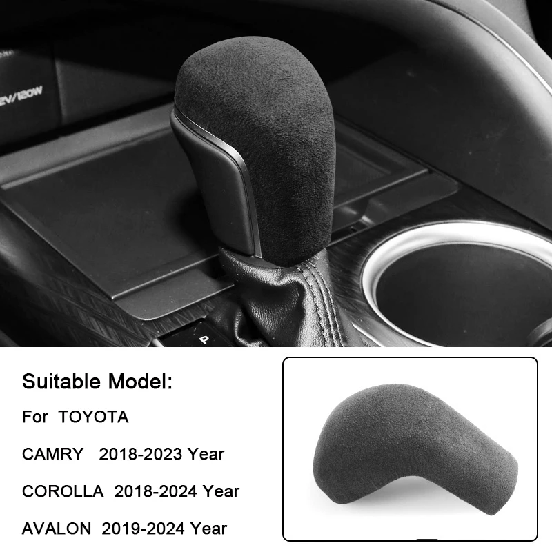 

Накладки из замши, отделка салона автомобиля для Toyota CAMRY 2018 2019 2020 2021 2022 2023, переключатель передач, подлокотник, переключатели