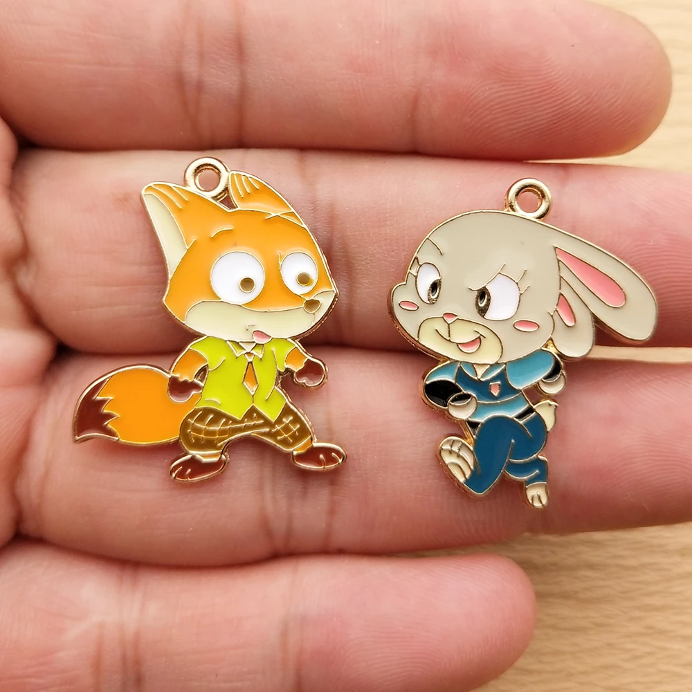 10 шт. аниме Шарм для изготовления ювелирных изделий из мультфильма Эмаль