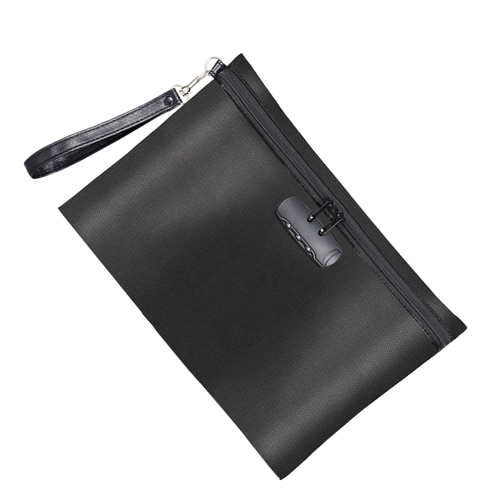 

Portable Fireproof & Waterproof Document Envelope File Folder Cash Pouch Combination Lock Money Bag Safe Bag For Home Office