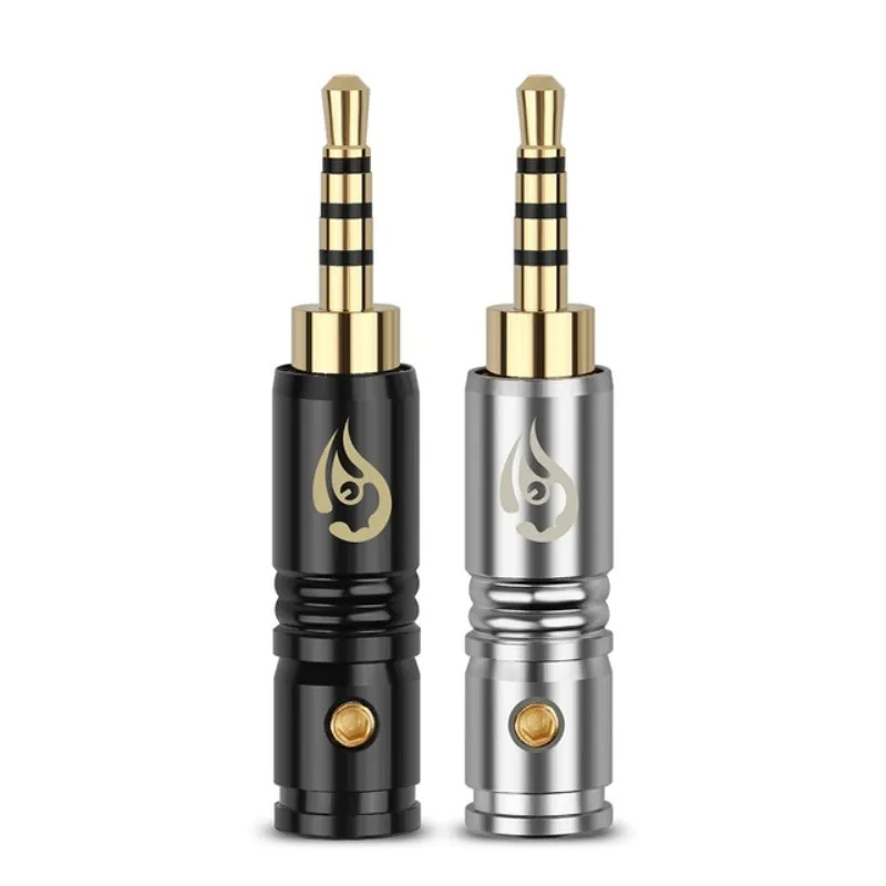 

Hifi 2.5mm Plug Stereo Headphone Jack Solder 4 Pole Gold Plated Male Earphone Splice Adapter DIY AUX Audio Connector Headset
