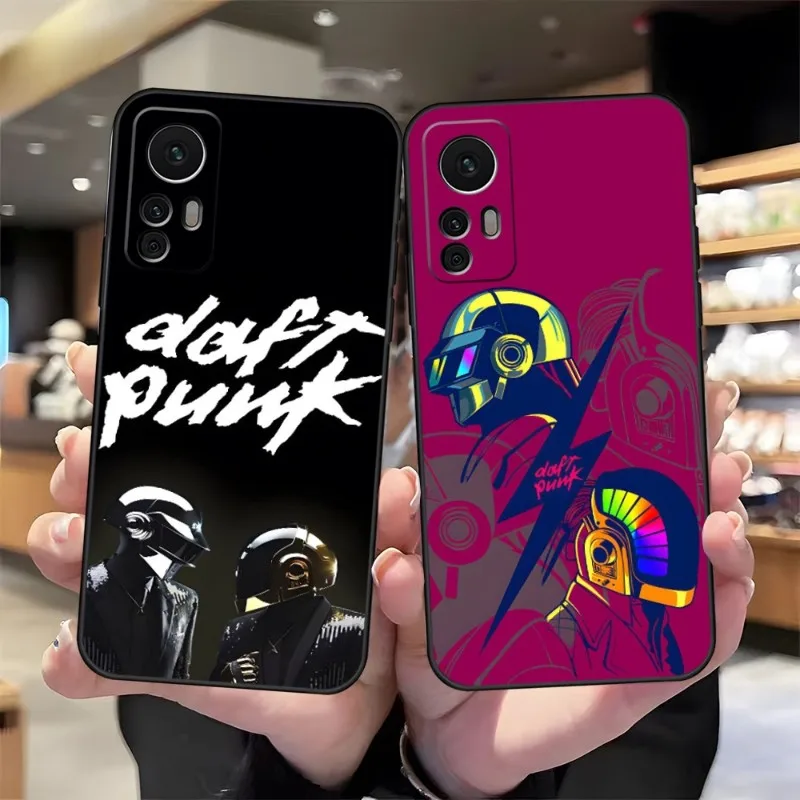 Rock Music Daft Punk Helmet Phone Case for Xiaomi 13 12 11T 9 11 10C 9T 8 9SE 11i Lite Ultra Note10 Poco F3 4 M3 Pro Back Covers