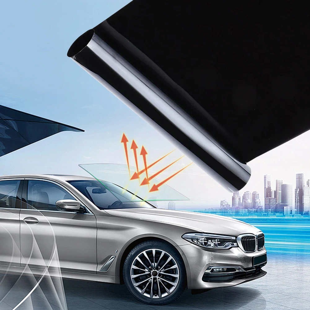 1/2/5PCS 1/5/15/25/35% VLT window tinting film 50cmX3m sticker sunshade car UV protection for