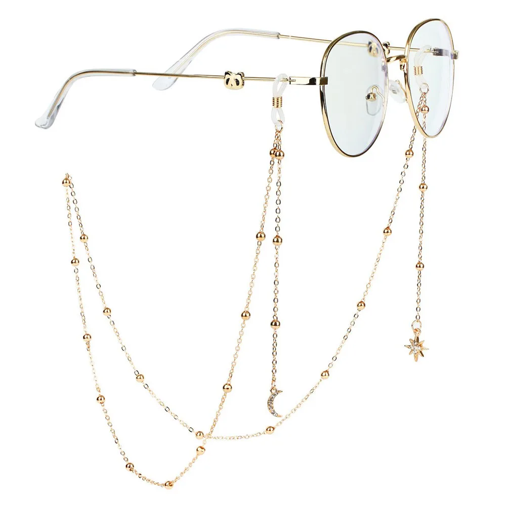 

2022 Fashion Metal Glasses Chains Sunglasses Lanyards Anti-lost Reading Glasses Cords Eyeglasses Strap Eyewear Accessories
