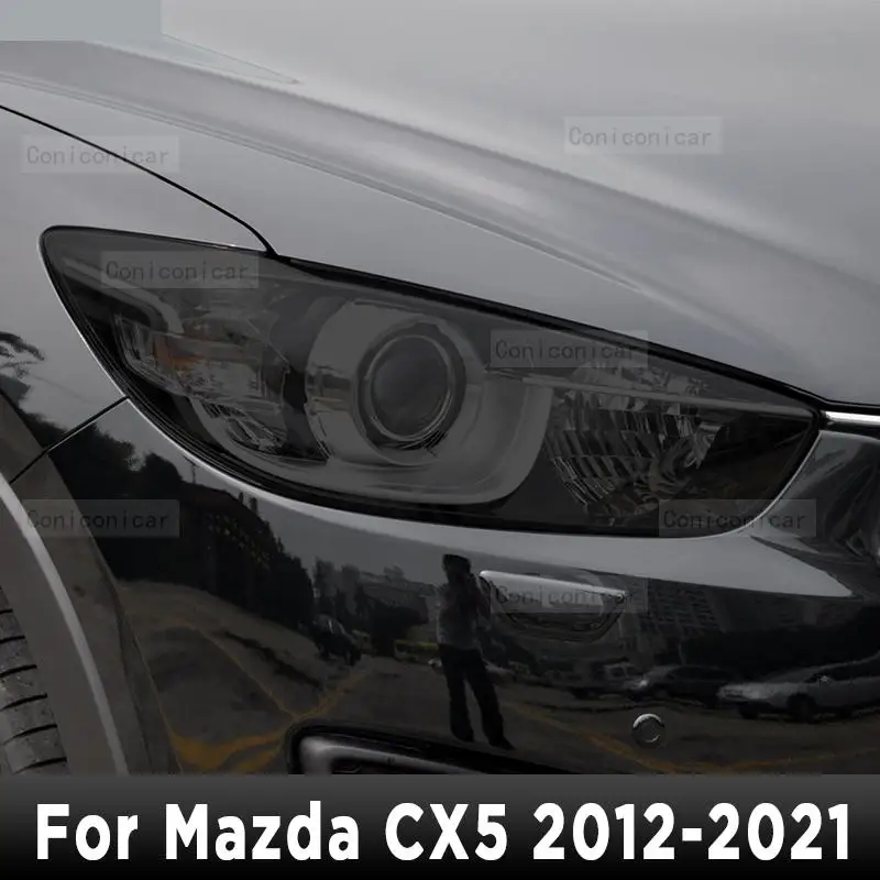 

For Mazda CX5 2012-2021 Car Exterior Headlight Anti-scratch Front Lamp Tint TPU Protective Film Cover Repair Accessories Sticker
