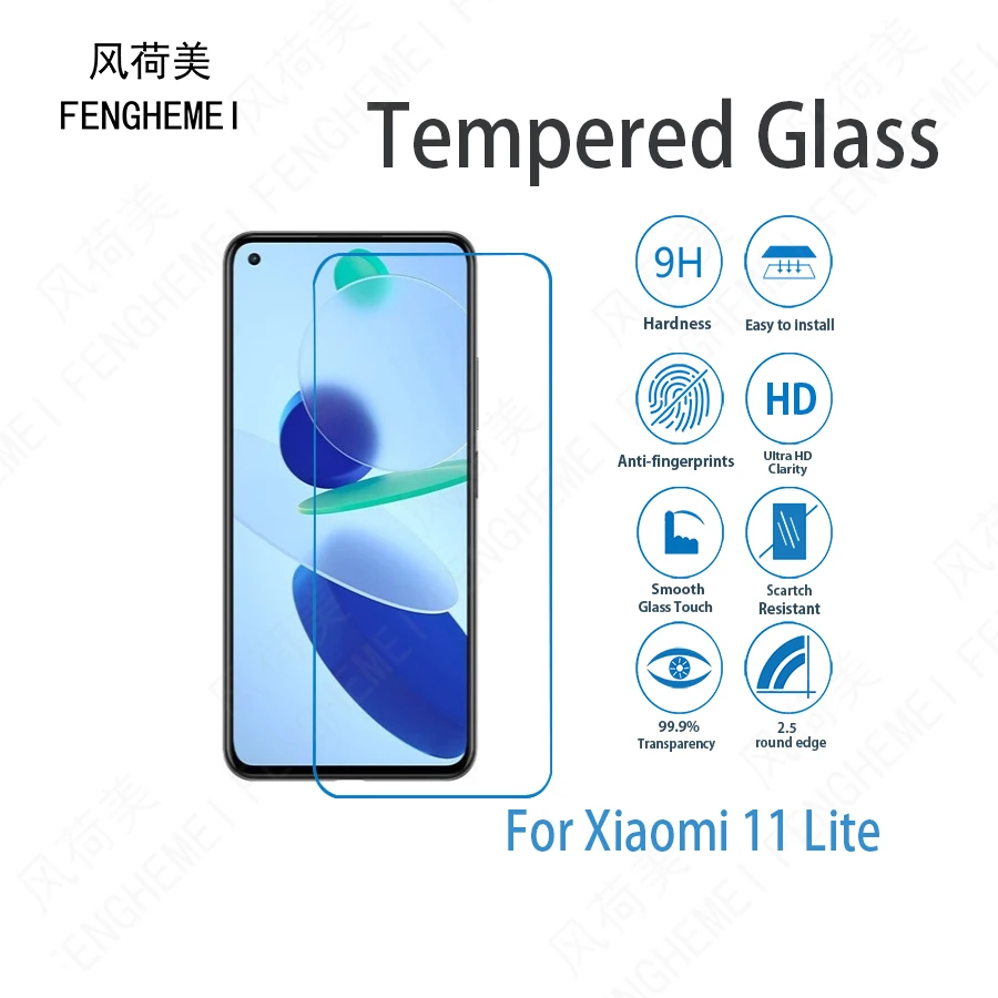 3 шт./партия для Xiaomi 11 Lite 4G 5G FENGHEMEI защита для экрана из закаленного стекла