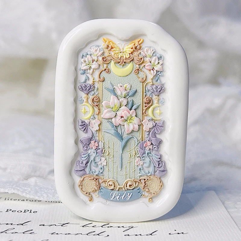 Серия карт Таро с розой штамп сургучной печатью на Хэллоуин принадлежности для