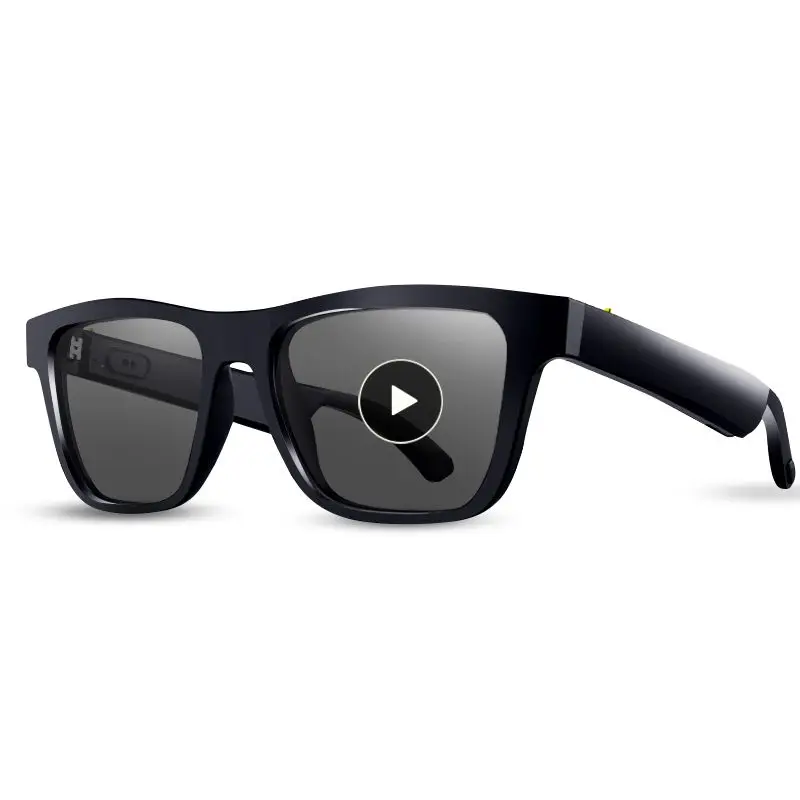 

2 In 1 Bt5.0 Wireless Music Headset Eliminate Glare Widely Compatibility Uv Protective Audio Eyewear Portable Button Control