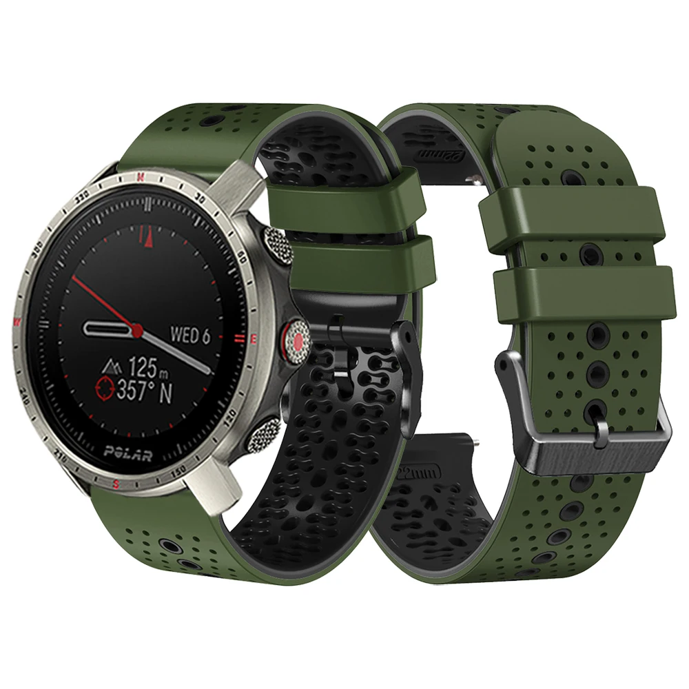 

Silicone Strap For POLAR Grit X Pro Titan GritX / Vantage M M2 Band Bracelet Replacement Accessories Watchband