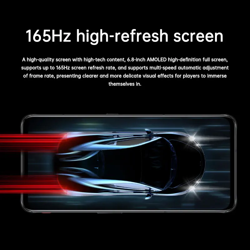 Global Version Nubia Redmagic 7 Gaming Phone 6.8'' 165Hz AMOLED Snapdragon 8 Gen 1 Octa Core 64MP Camera Red Magic 7 Mobilephone