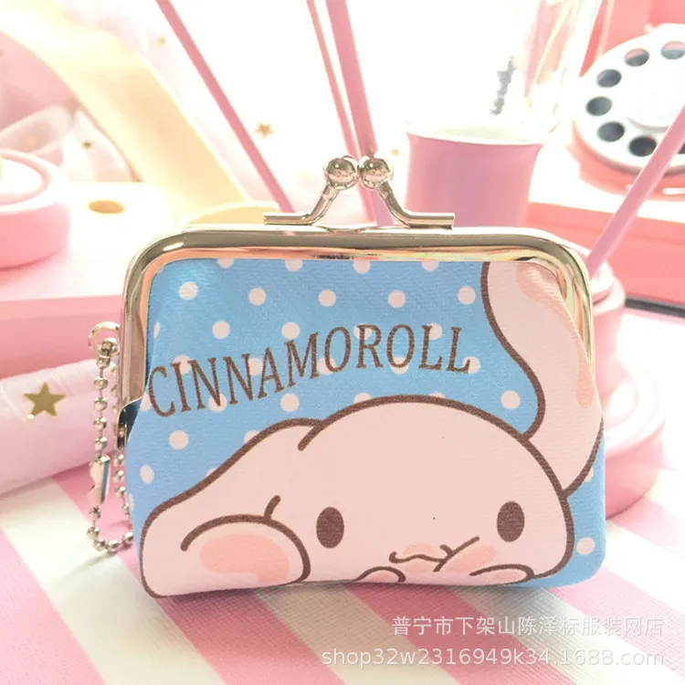 Sanrio кошелек для монет hello kitty симпатичный мелодический Кошелек клатч с собакой