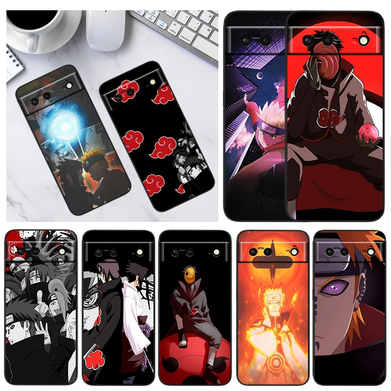 

Hot K-Kakashi N-Naruto Art Phone Case For Google Pixel 7 6 Pro 6A 5A 5 4 4A XL 5G Black Shell Soft Cover Fundas Coque Capa