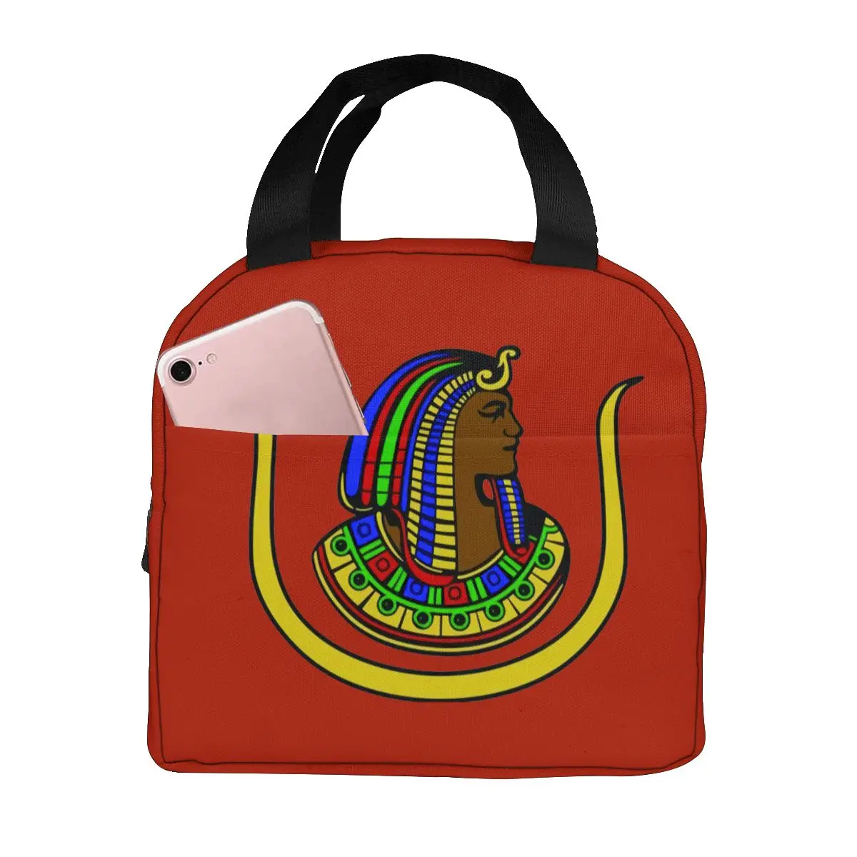 

1 (1) Functional Pattern Cooler Lunch Box 1 (1) Portable Lunch Bag Thermal Food Picnic Lunch Bags For Women Kids