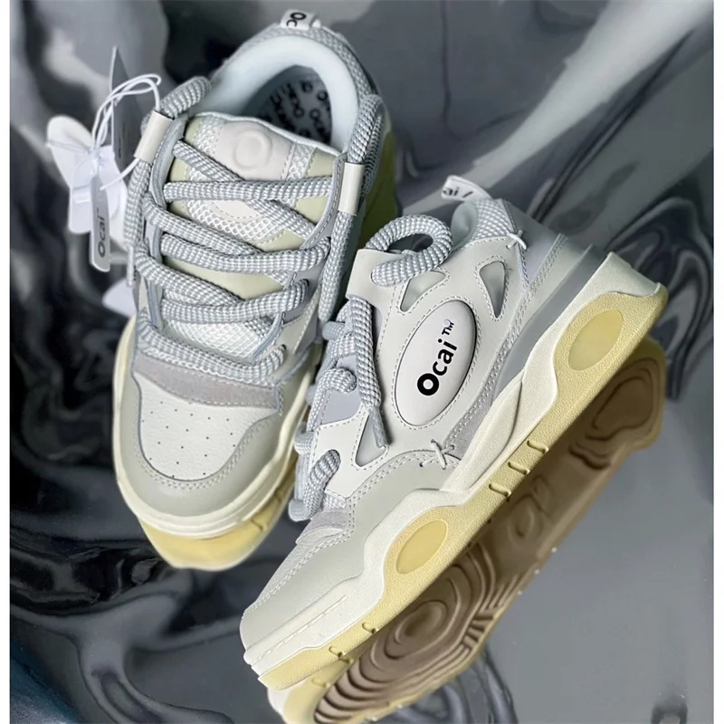 1 Pair 1cm Bold Round Shoelaces For Canvas Sneakers Women Men White Casual Sports Skateboard  Bread Shoes laces