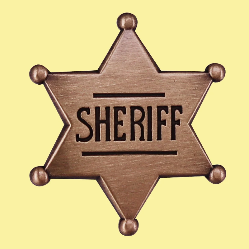 

The Walking Dead Uniform Star King County Sheriff Brooch Enamel Pin Brooches Metal Badges Lapel Pins Jewelry Accessories Gifts