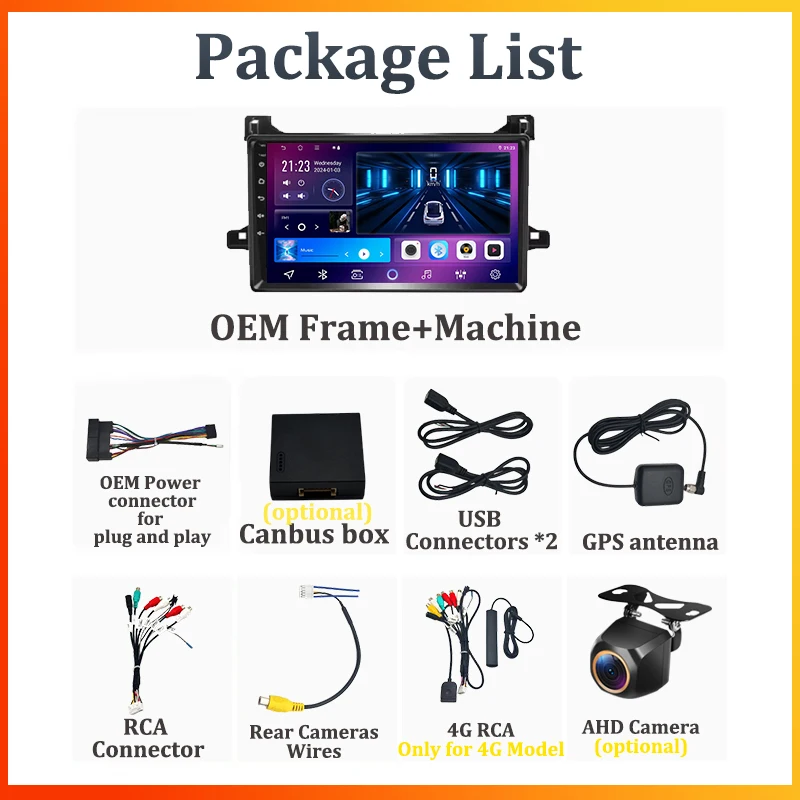 Автомобильный мультимедийный плеер для Toyota Prius XW50 2015 2016 2017-2020 Android 14