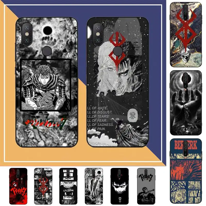 

Anime Berserk Guts Phone Case for Redmi Note 8 7 9 4 6 pro max T X 5A 3 10 lite pro