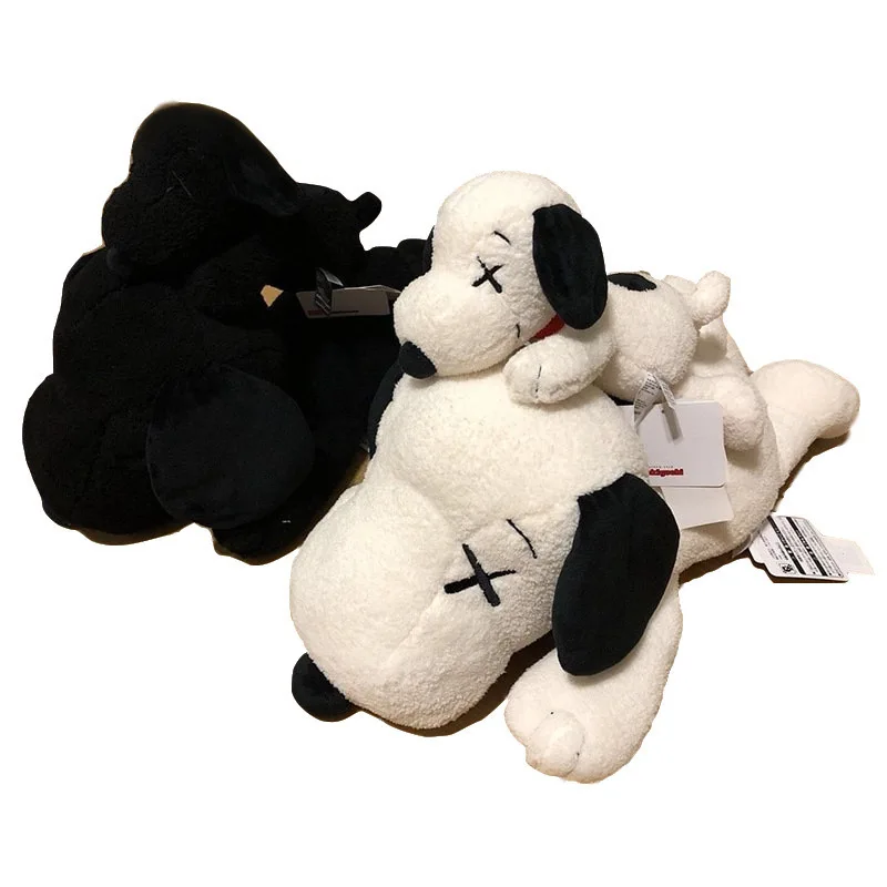 

28cm Cartoon Anime Black And White Snoopy Cute Soft Baby Plush Toy Doll Children's Toy Dog Sleeping Companion Gift For Girlfrien