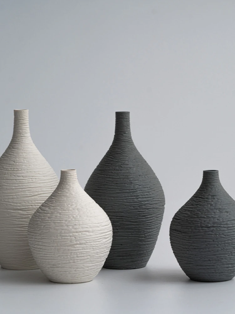 

Simple Modern Small Vase Office Table Decoration With White Small Mouth