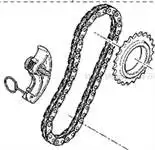 

Комплект цепи насоса MASTER III A06727R YAG, более 150