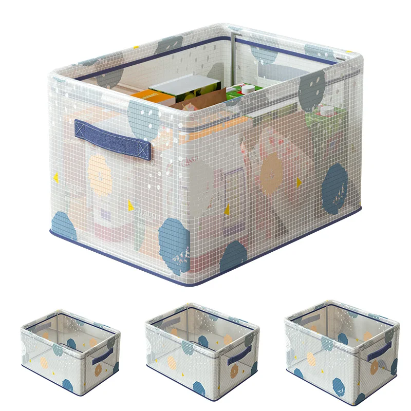 Водонепроницаемый ящик для хранения одежды из ПВХ с металлическим каркасом