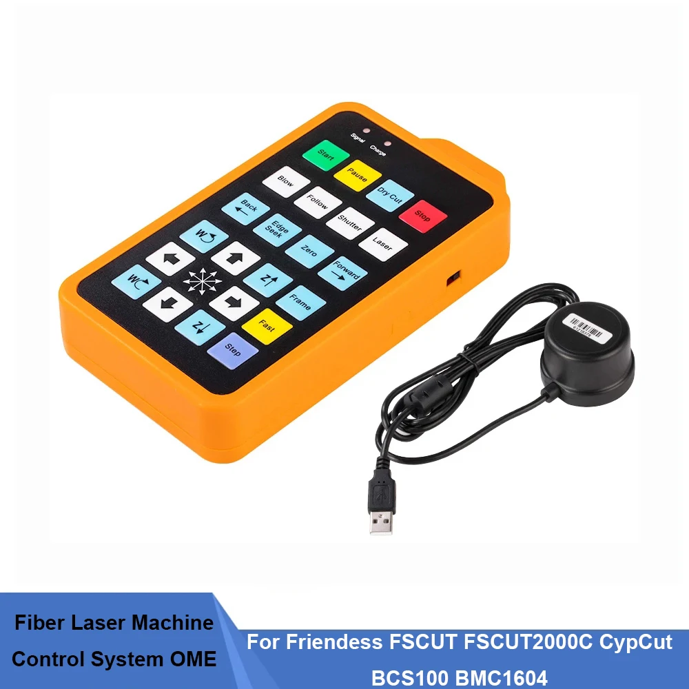 Wireless handle on Friendess FSCUT Laser Cutting Machine Control System FSCUT2000C CypCut BCS100 BMC1604